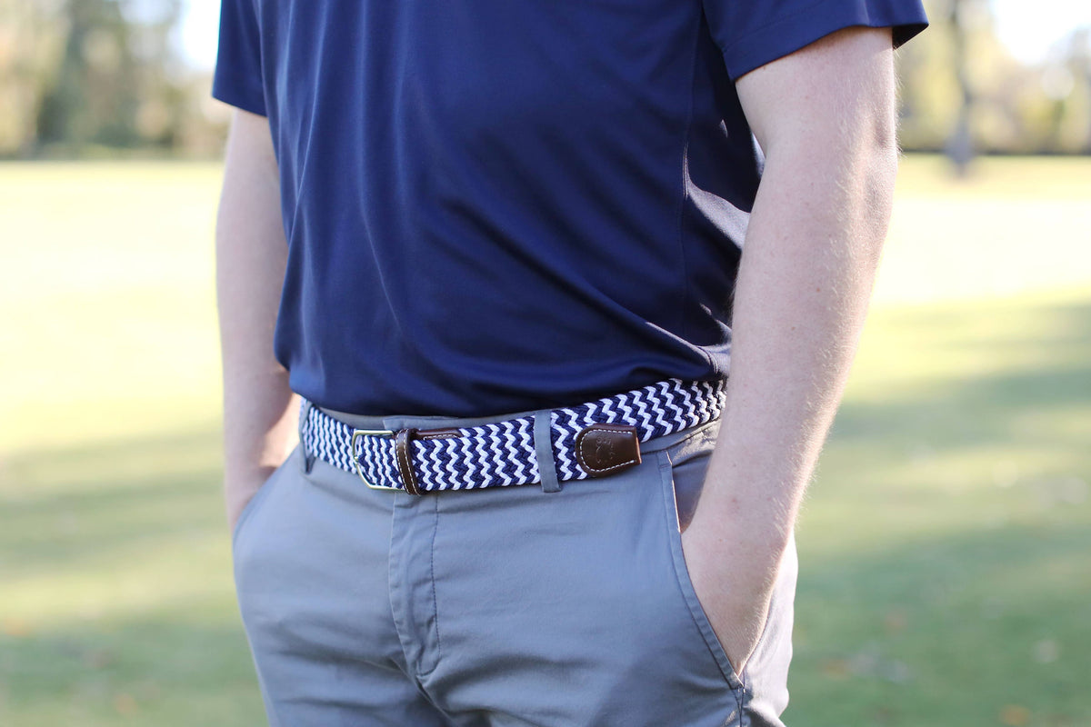 The Cape Cod Woven Stretch Belt