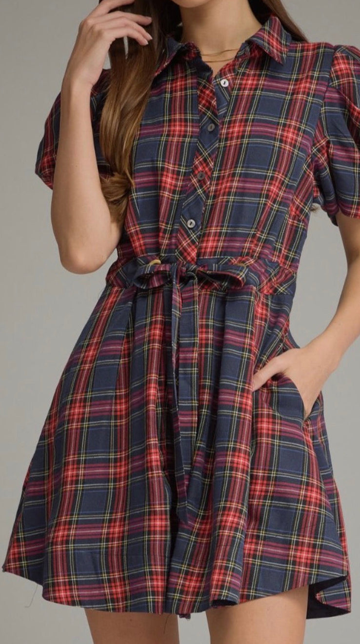 Kensington Plaid Dress