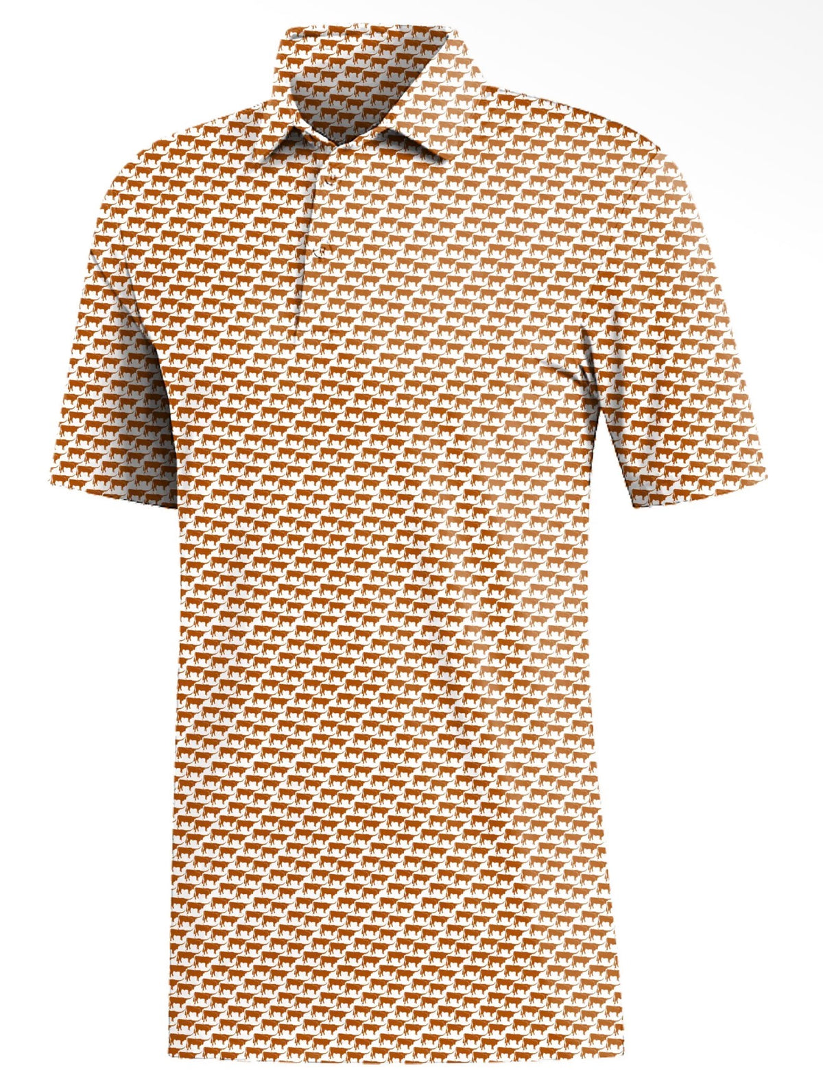 Men’s Hook ’Em Houndstooth Polo