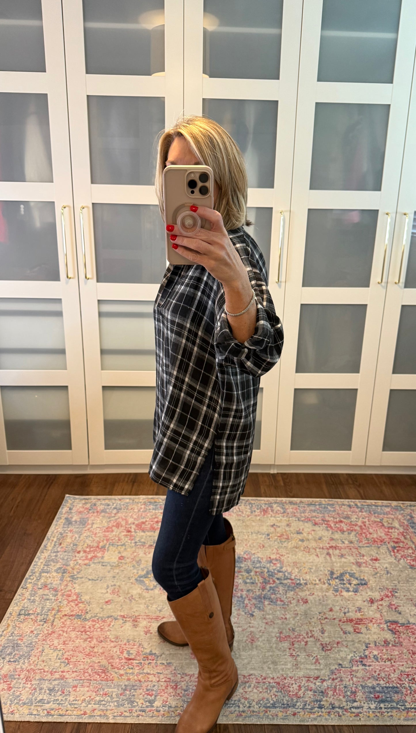 Audra plaid pullover