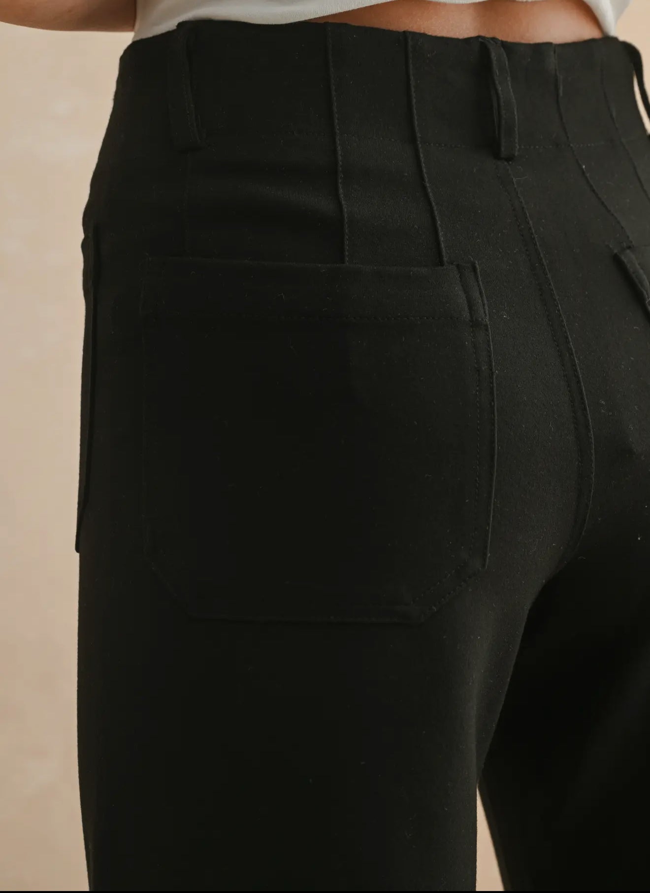 Sold out: Black ponte pants
