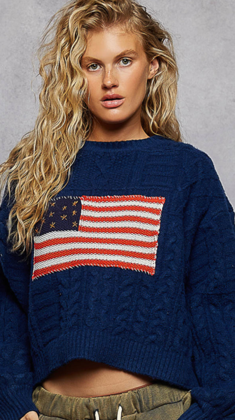 Hamptons Flag Sweater