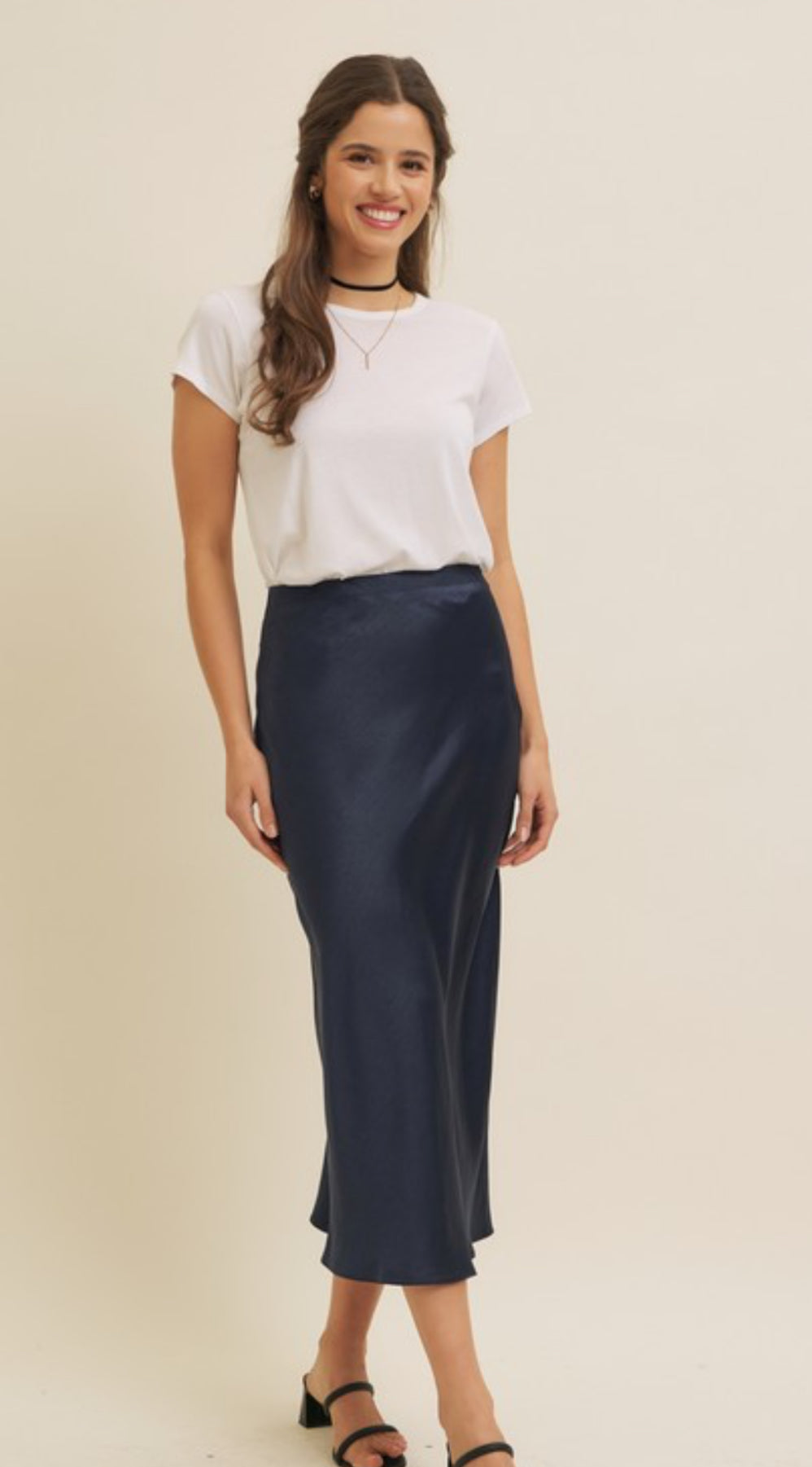π Satin Maxi Skirt π