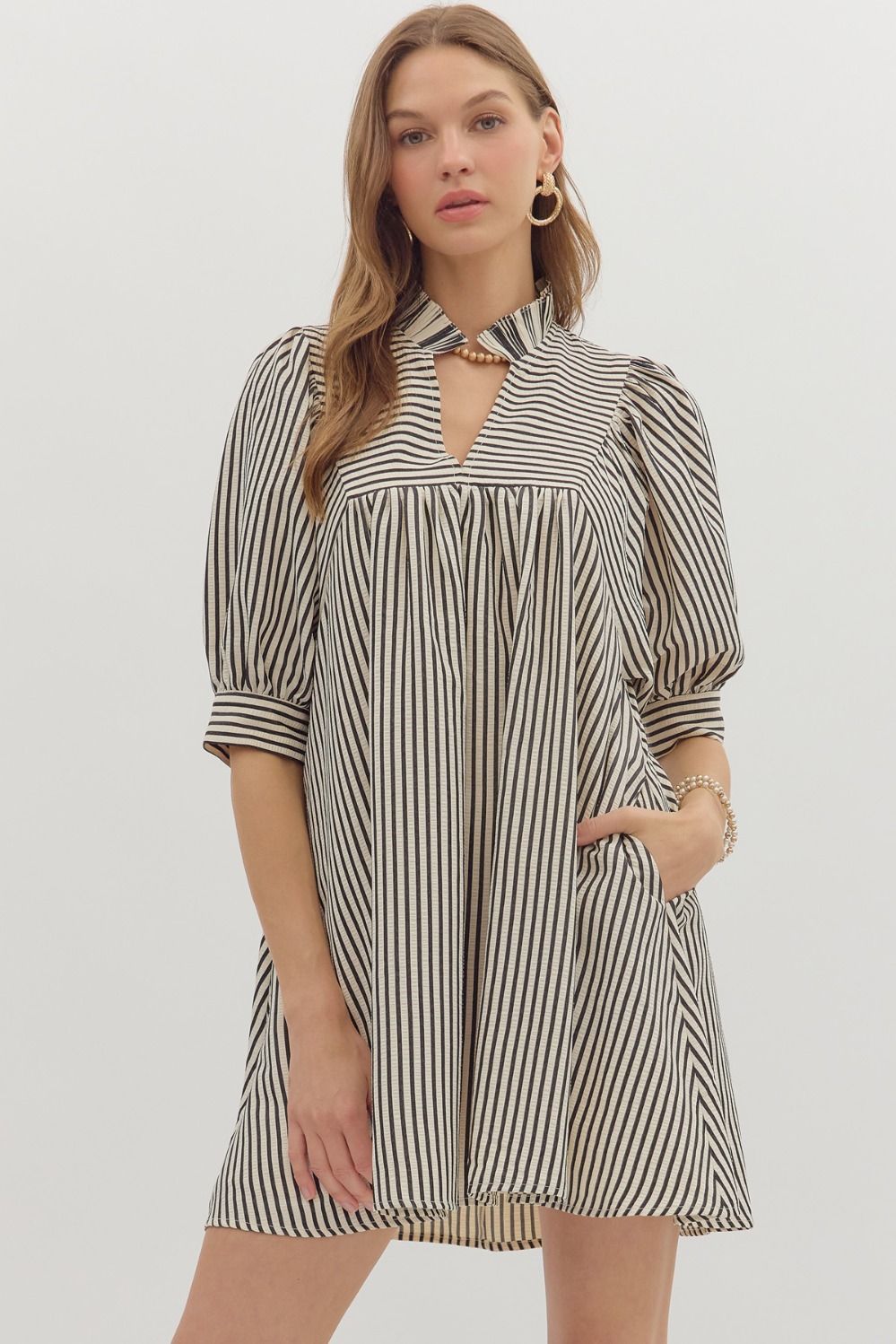Alexi stripe dress