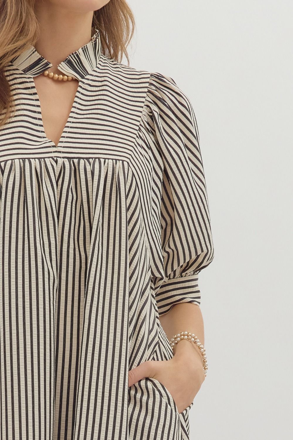 Alexi stripe dress