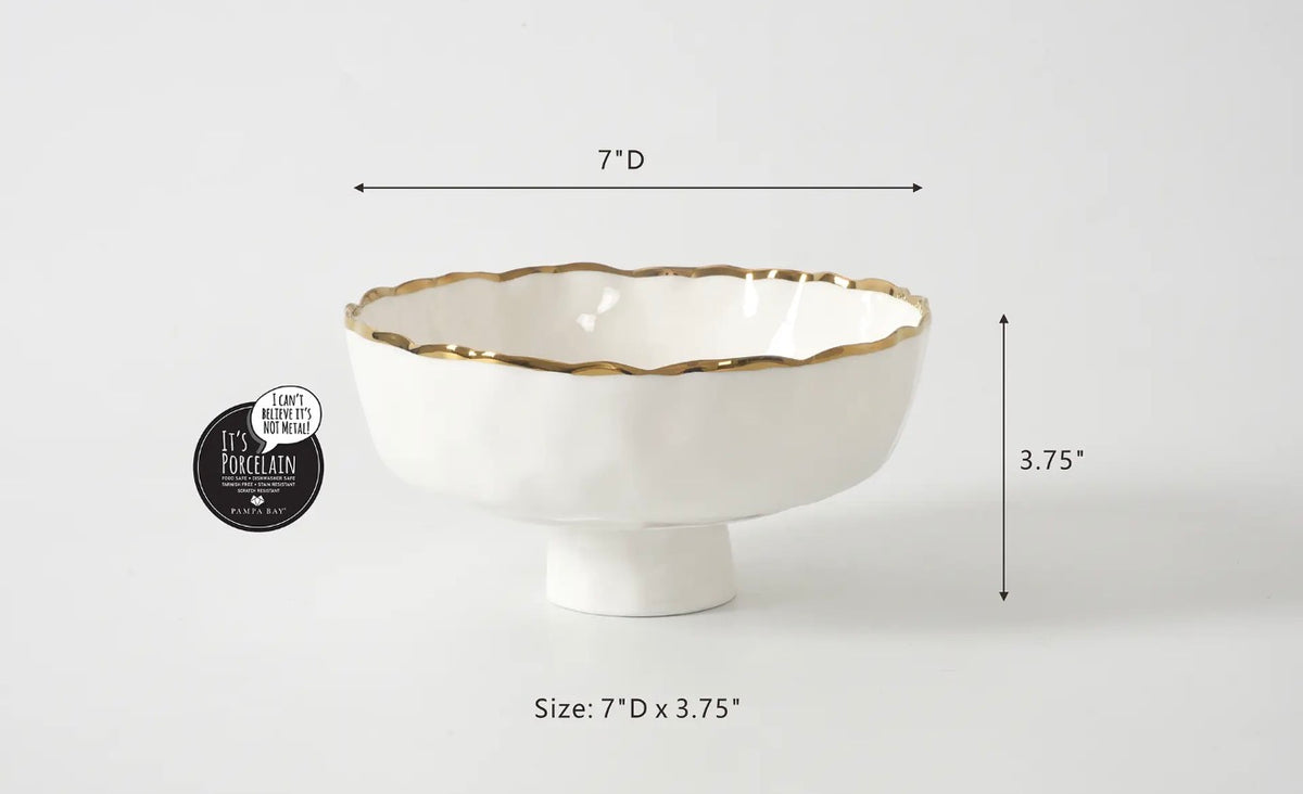 Porcelain Small Footed Bowl