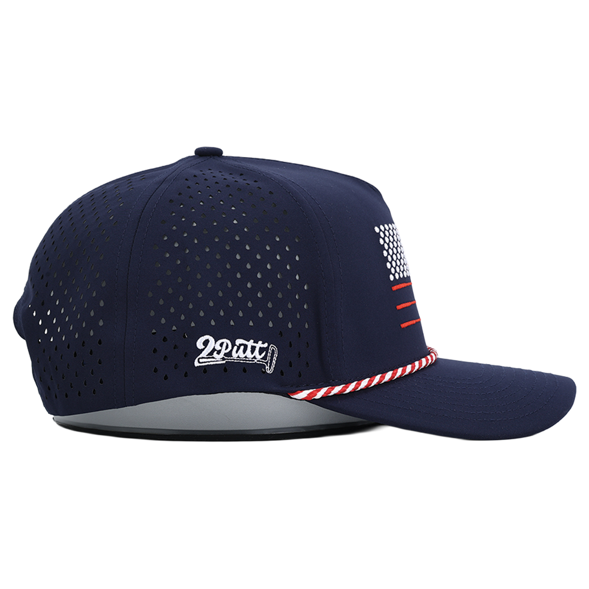 Flag Rope Flat Bill Hat