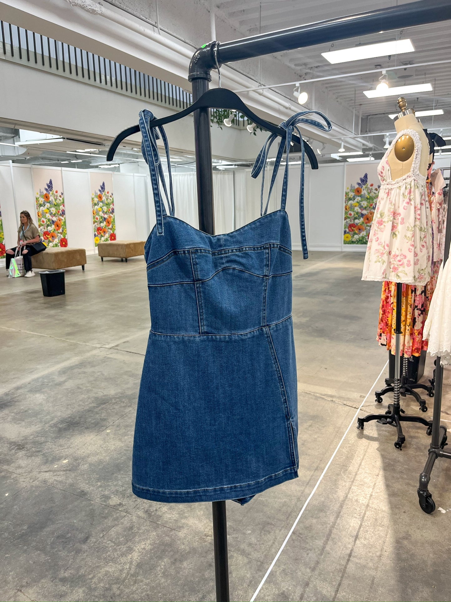 *Only 3 left* Denim romper