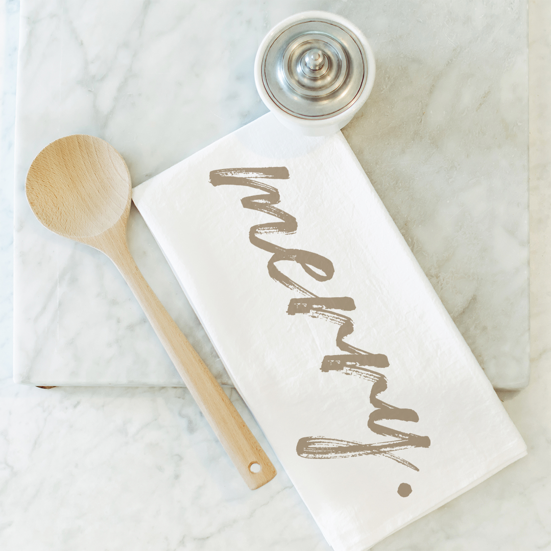 Merry Tea Towel