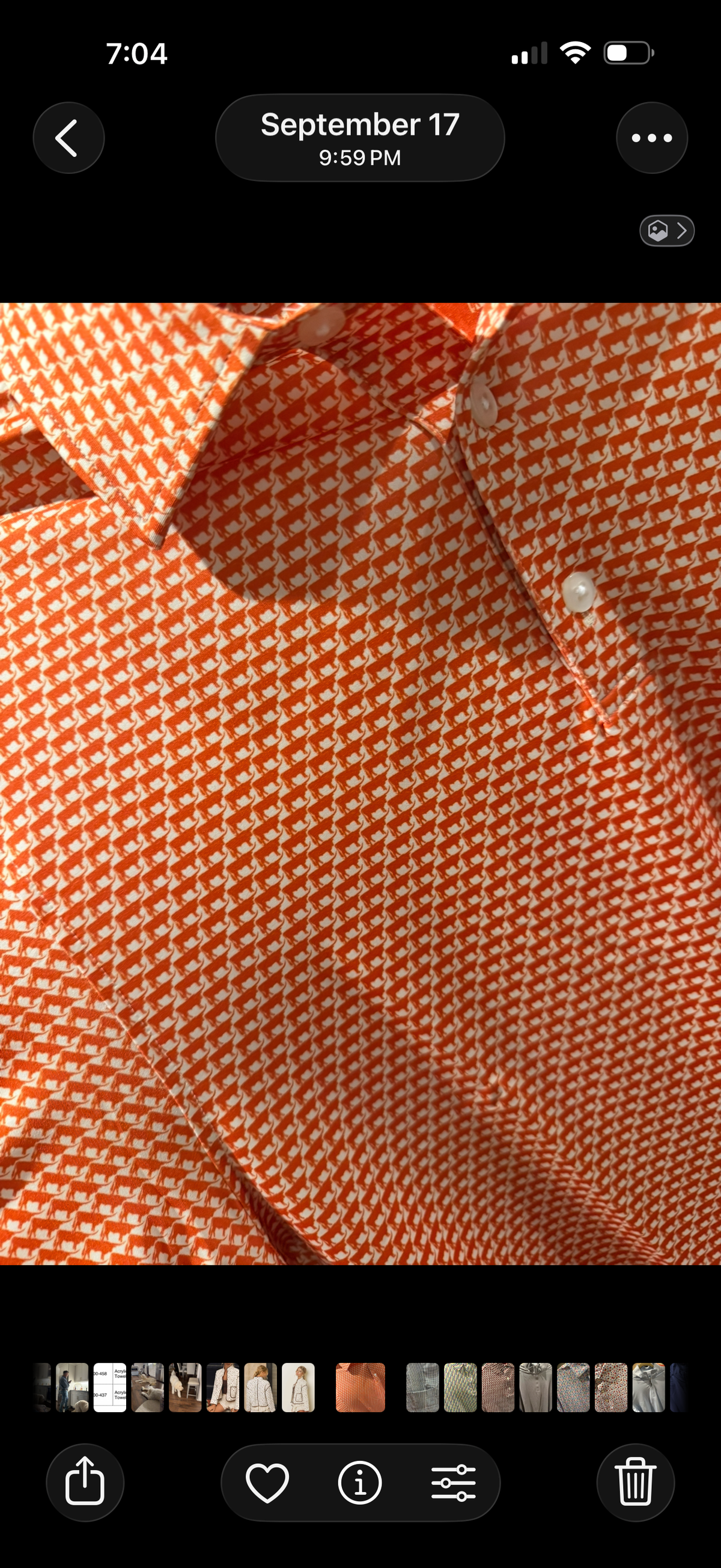 Men’s Hook ’Em Houndstooth Polo