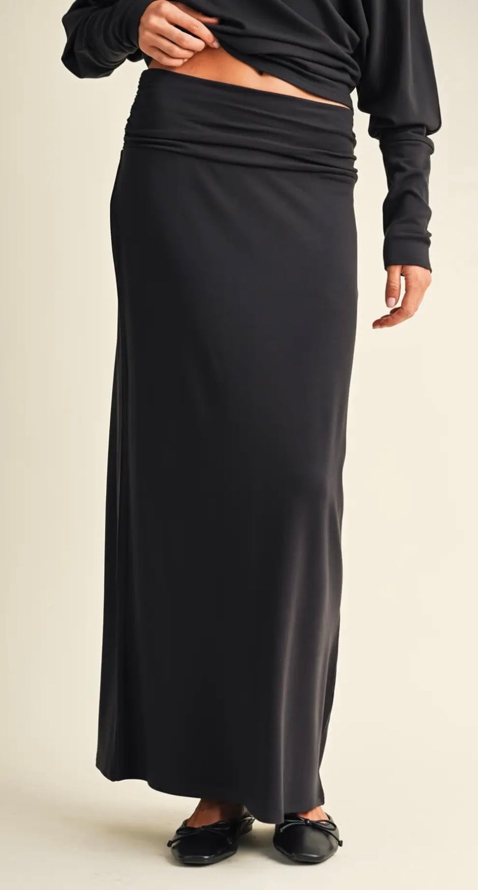 Coming soon: Steel Column Maxi Skirt