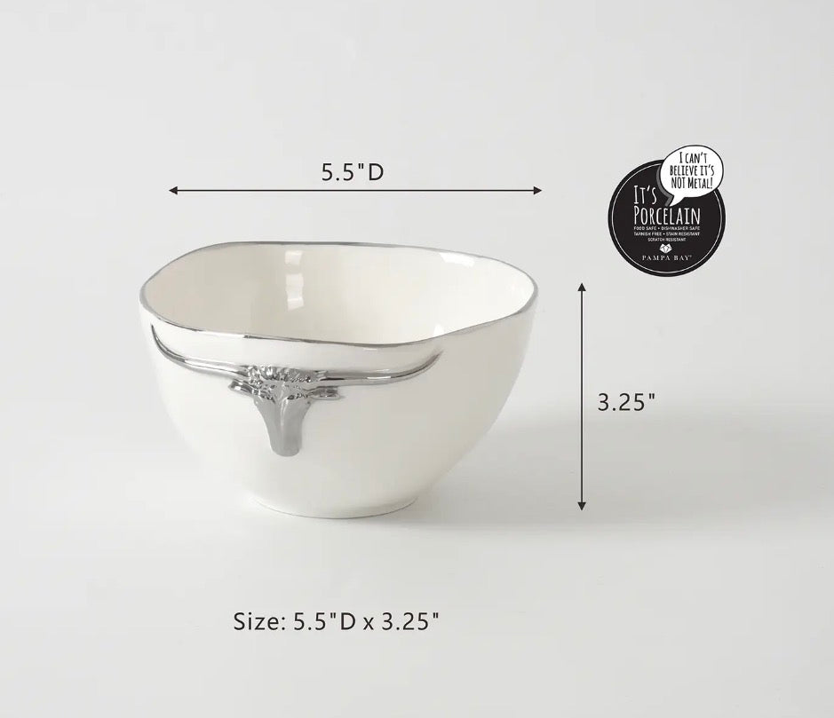 Longhorn Serving/Snack Bowl