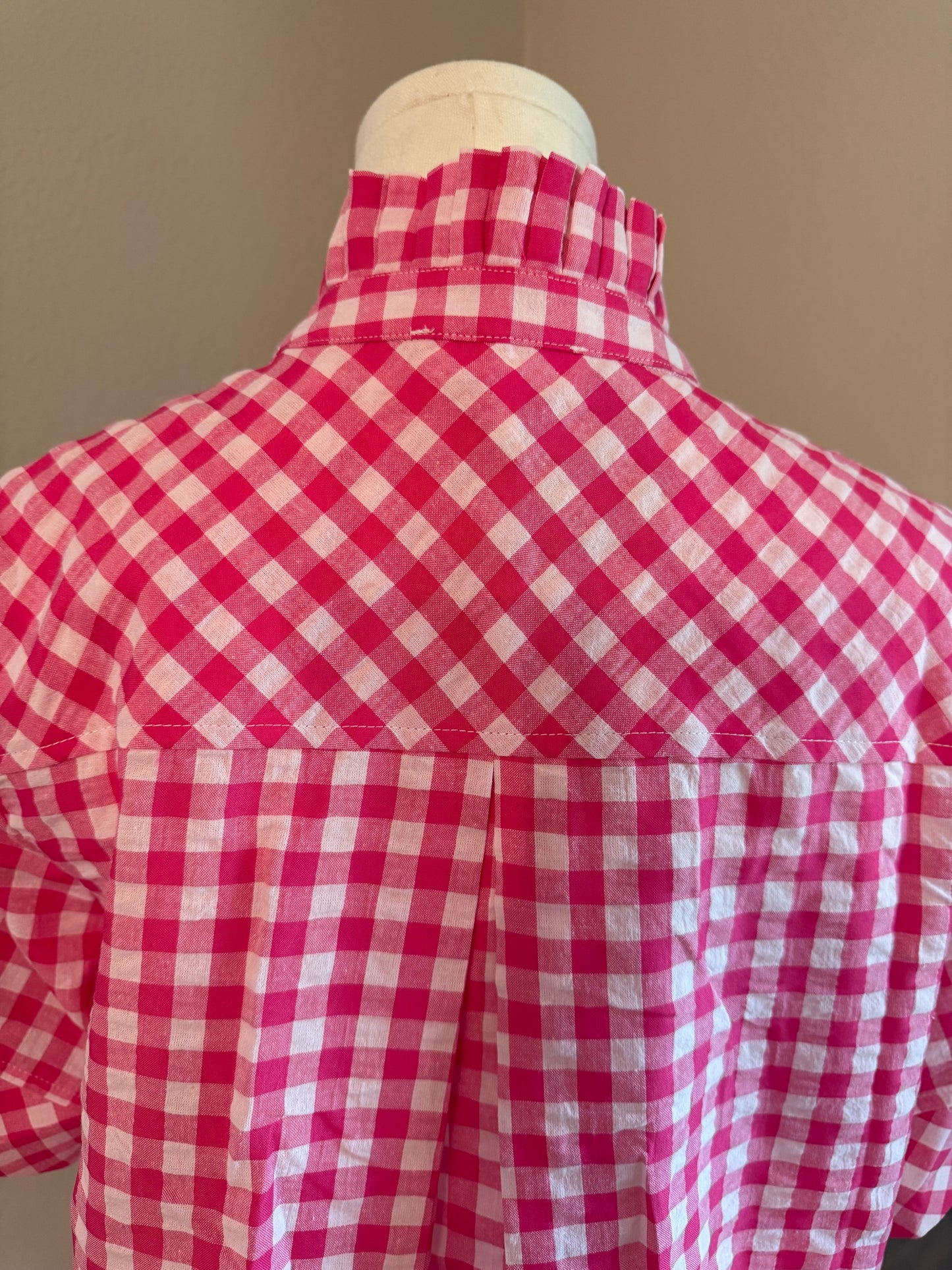 The Meadow Breeze Stand‑Collar Top