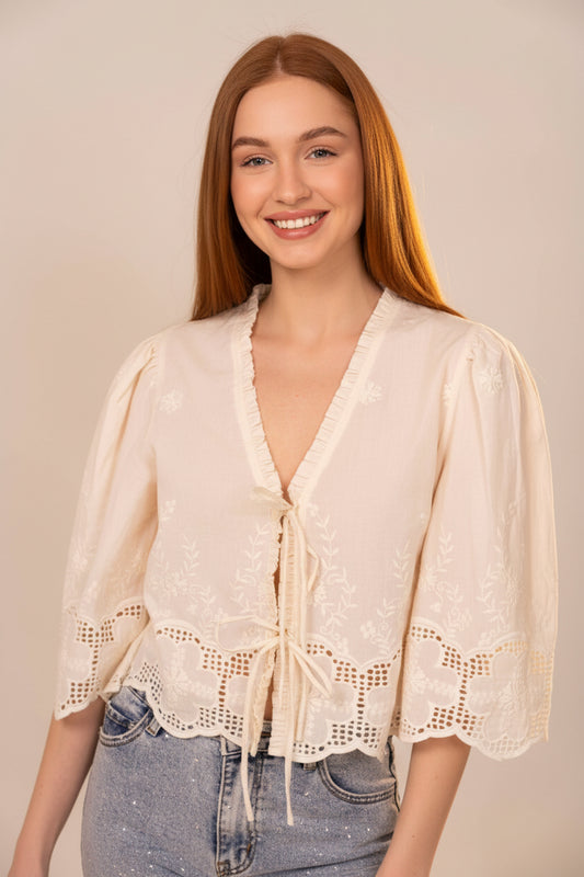 Southern Charm Tie Vest