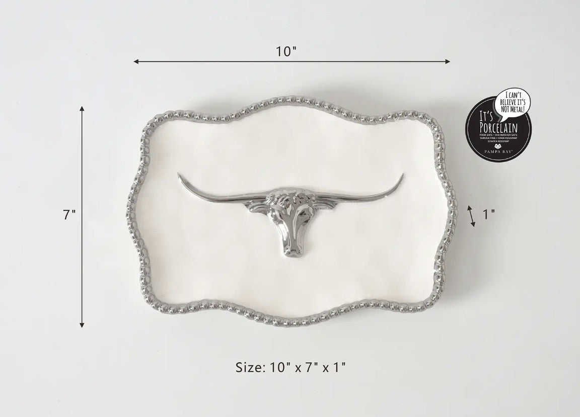 Longhorn Buckle Tray