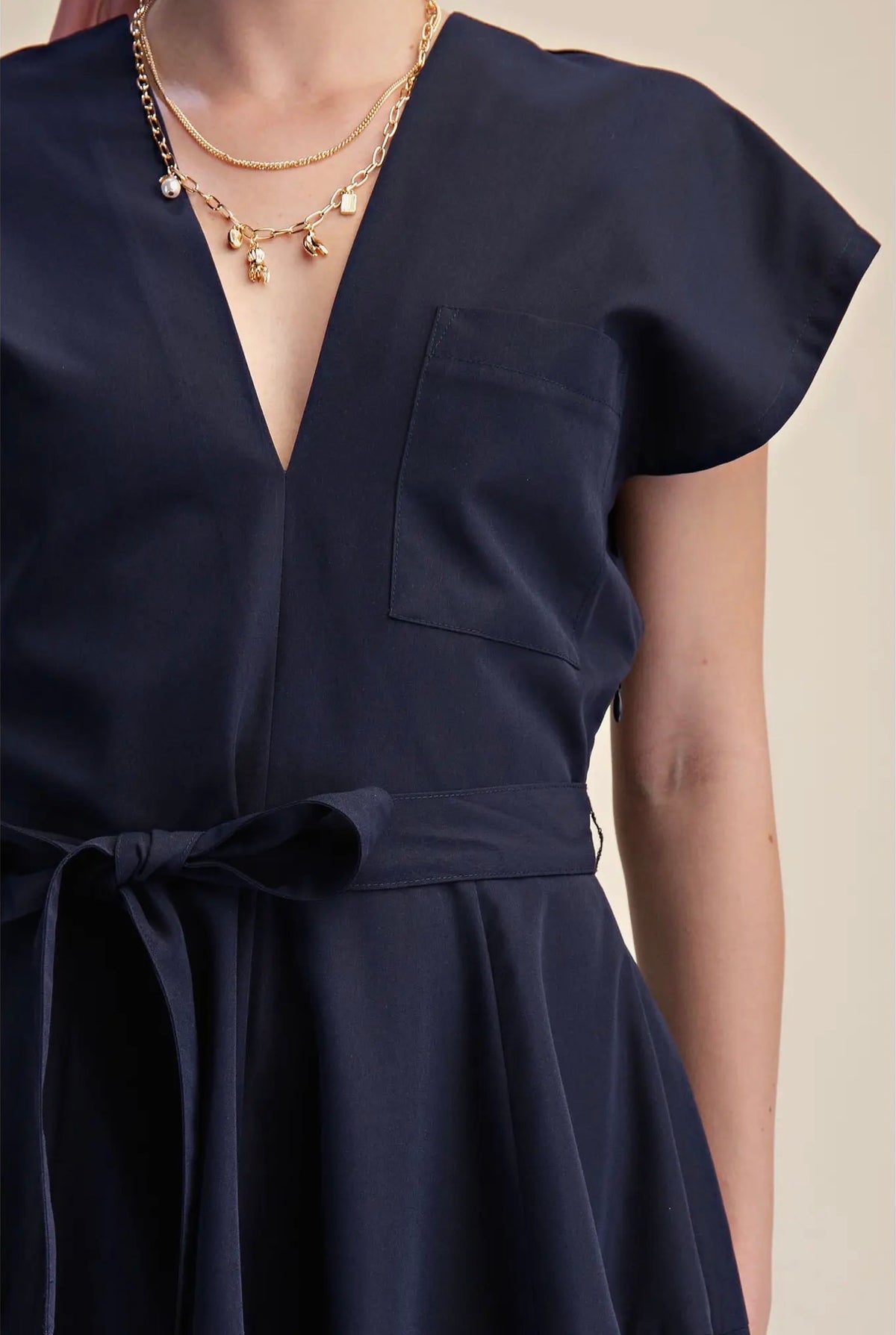 Everly Navy Dress