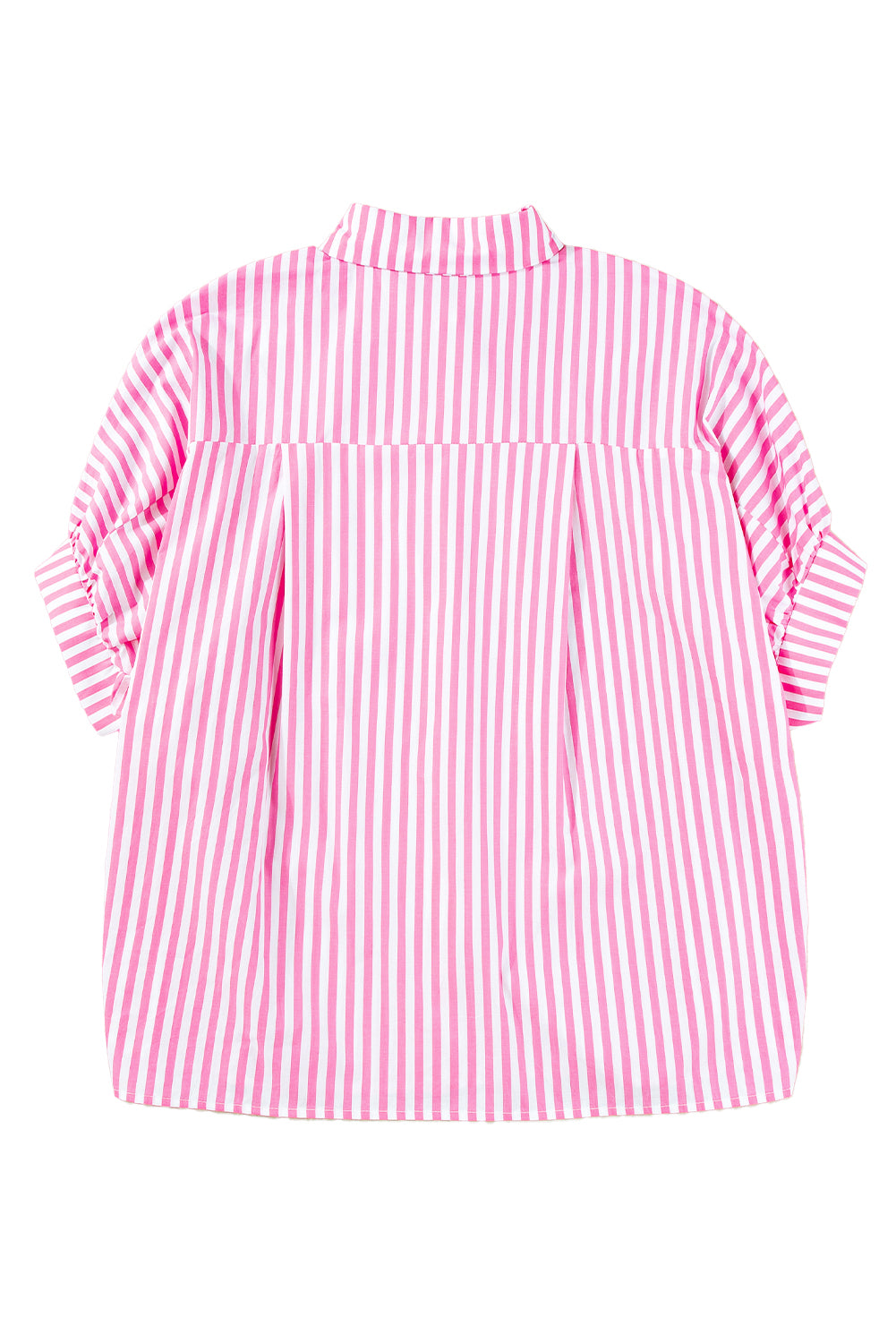 Stripe Button Up Dolman Shirt