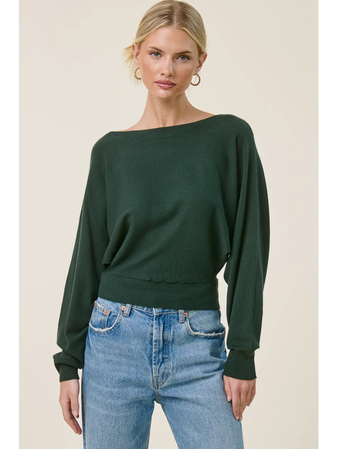 Coming Soon: Cashmere Blend Sweater with Dolman Sleeves