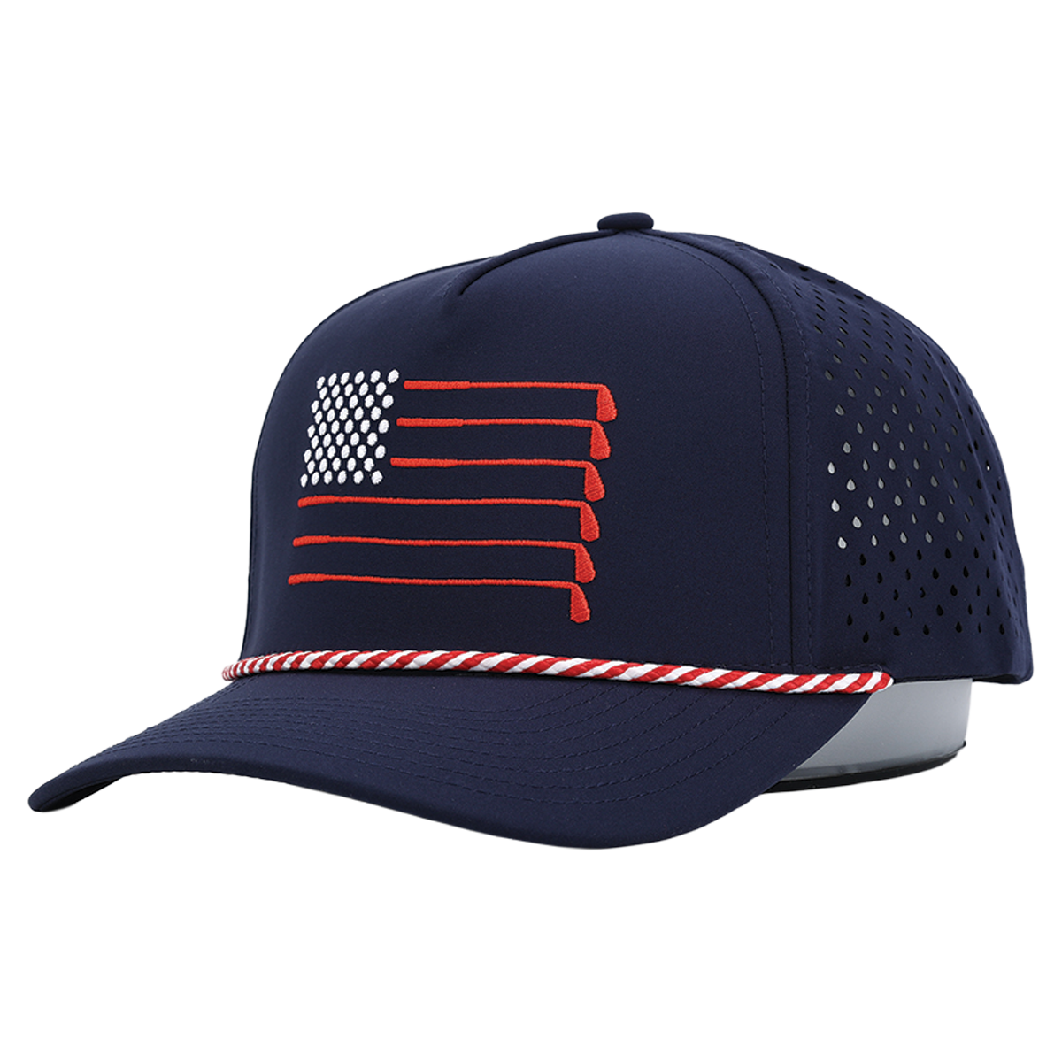 Flag Rope Flat Bill Hat