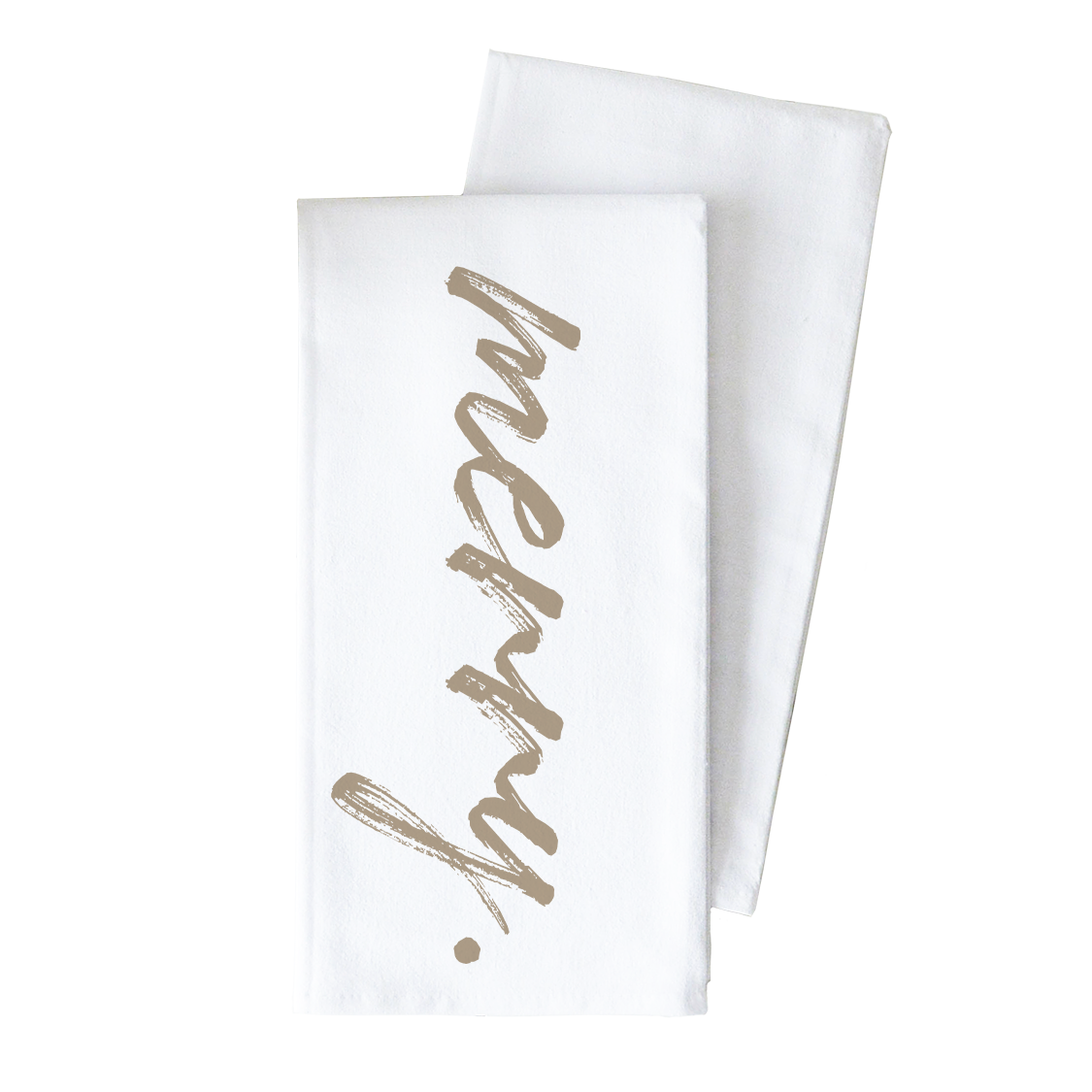 Merry Tea Towel