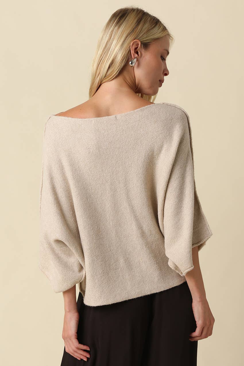 One Shoulder Knit Top