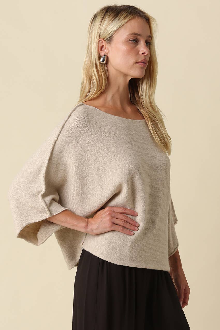 One Shoulder Knit Top
