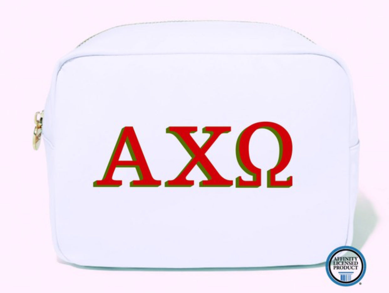 *Licensed Sorority Greek Cosmetic Bag