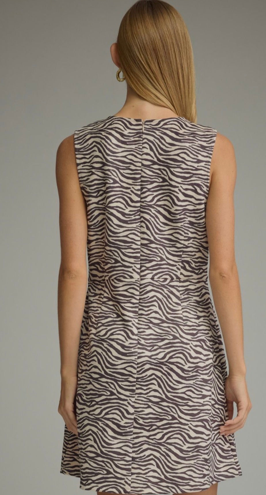 Saddle Up Zebra Dress
