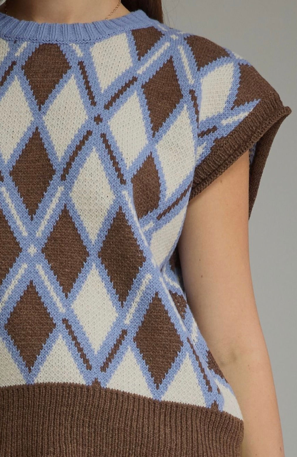 Prep School Argyle Sweater