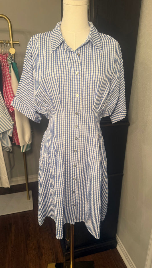 Breezy summer seersucker dress