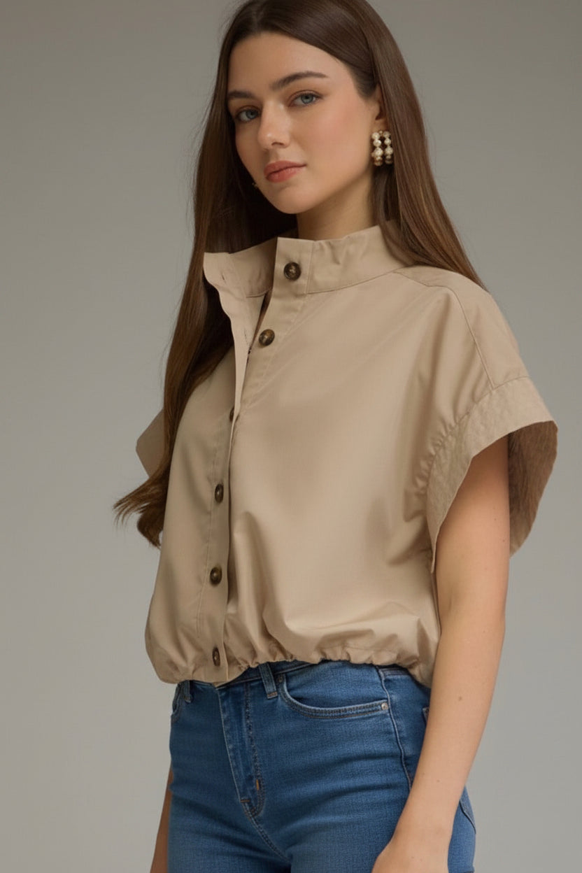 Coming soon: Camille Trench Blouse