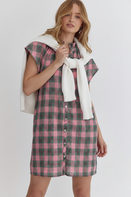 Easy Plaid Day Dress