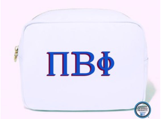 *Licensed Sorority Greek Cosmetic Bag