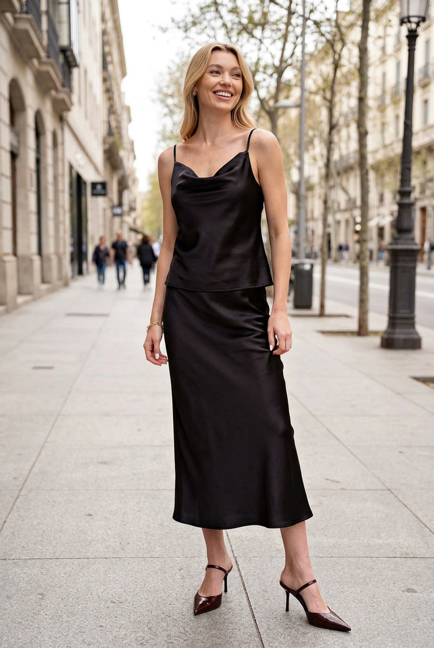 Coming soon: Glitter Midi Skirt