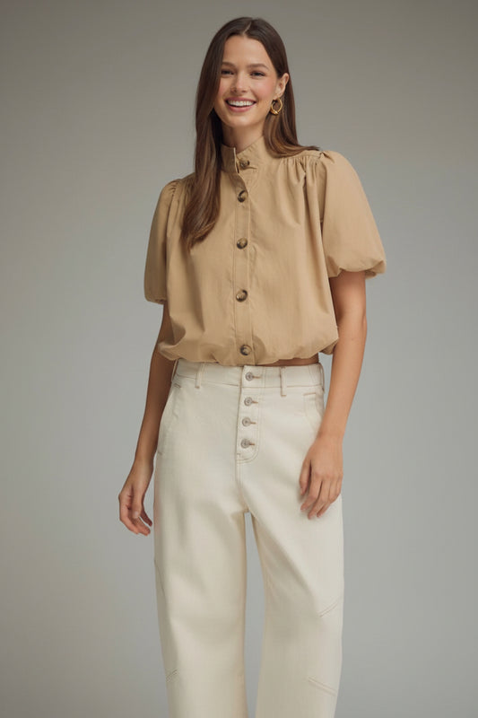Bubble Latte Blouse