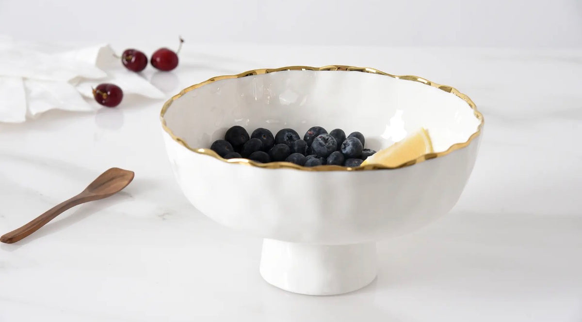 Porcelain Small Footed Bowl