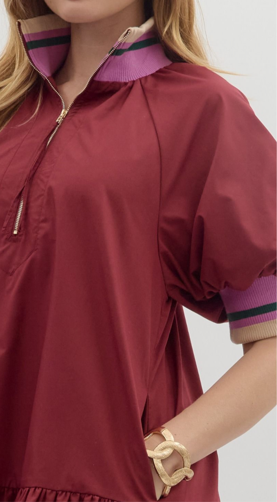 Burgundy Entro dress 😍