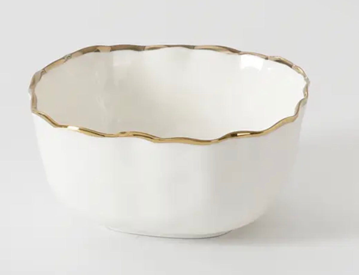 Porcelain Snack/Dip Bowl