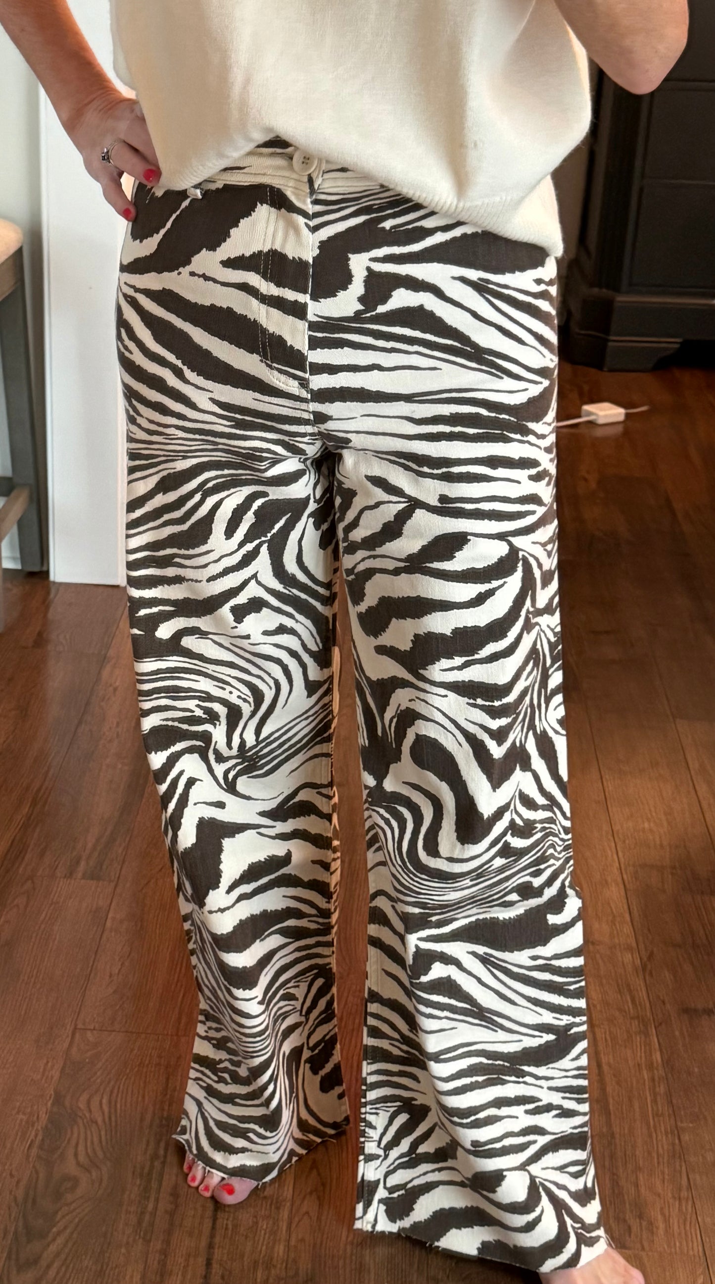 Adorable Zebra pants - only 1 left!