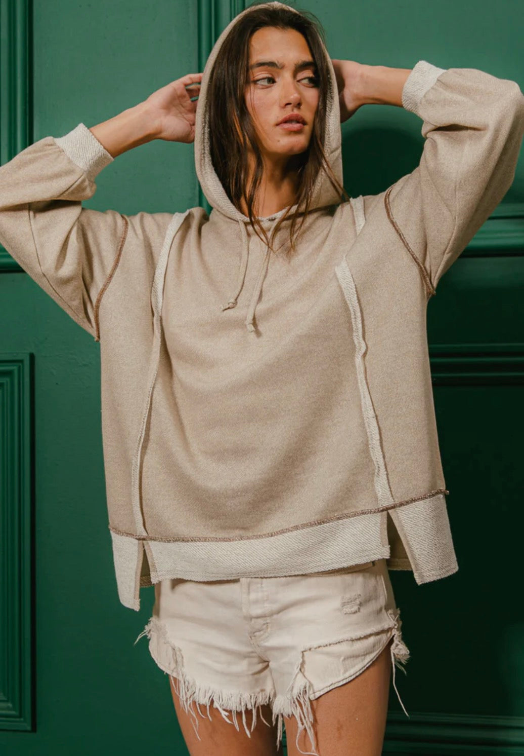 French terry hoodie