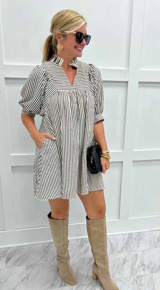 Alexi stripe dress
