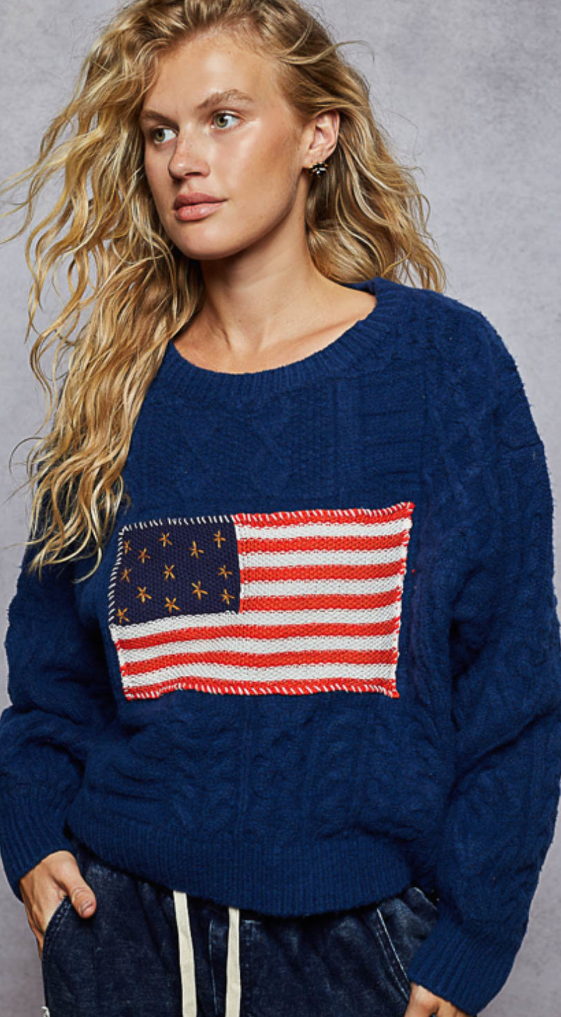 Hamptons Flag Sweater