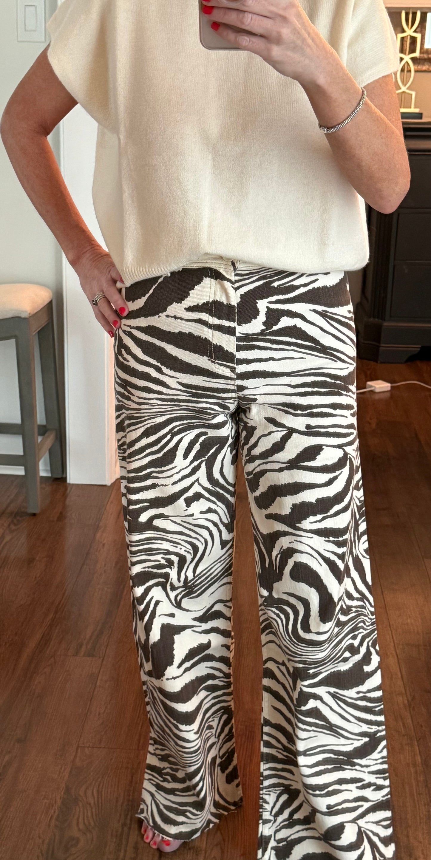 Adorable Zebra pants - only 1 left!
