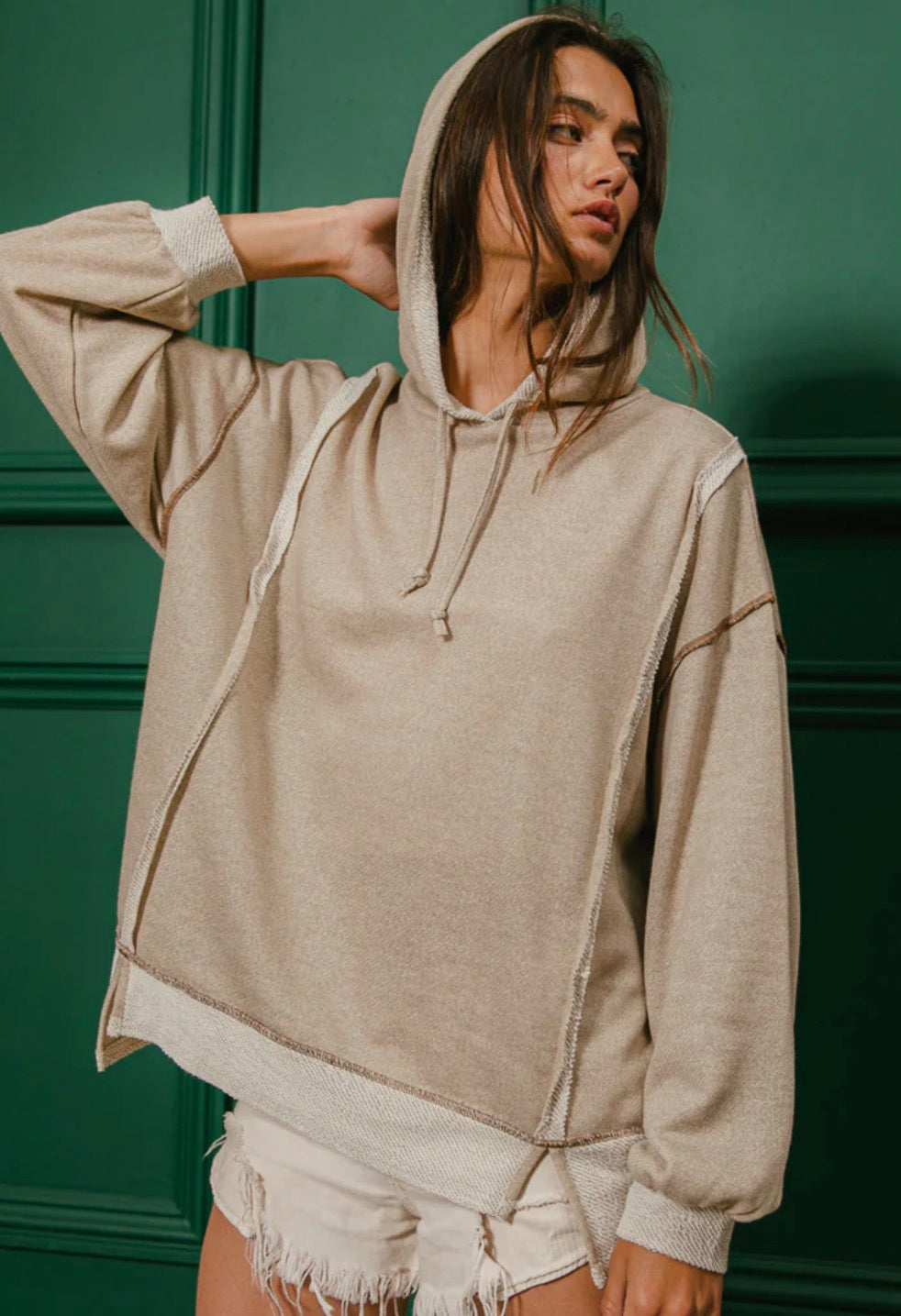 French terry hoodie
