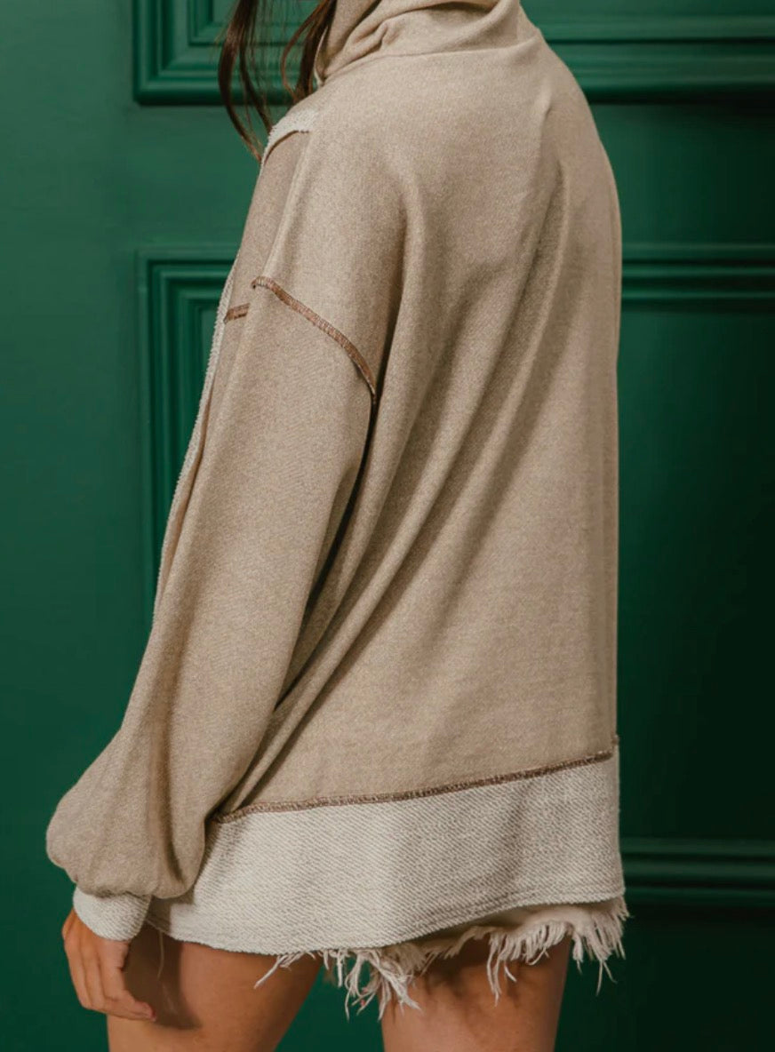 French terry hoodie