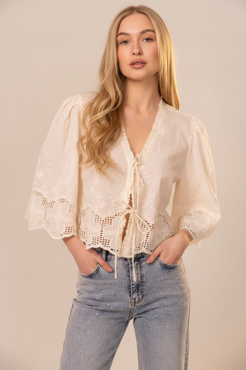 Southern Charm Tie Vest