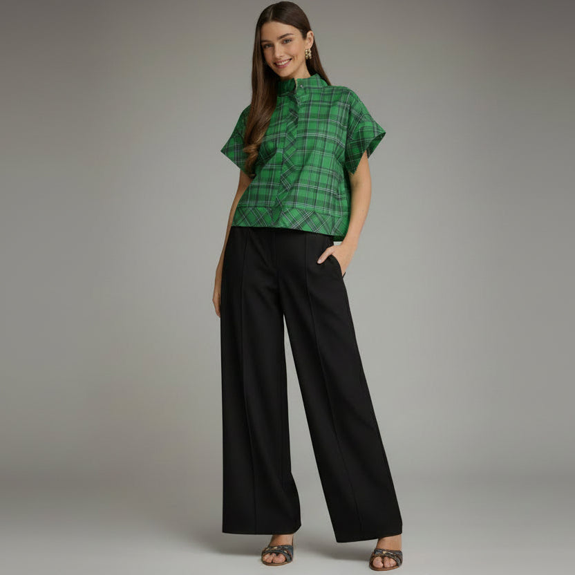 Sadie Plaid Top