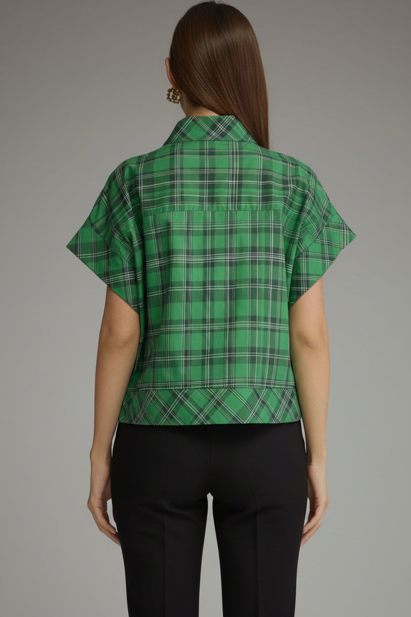Sadie Plaid Top