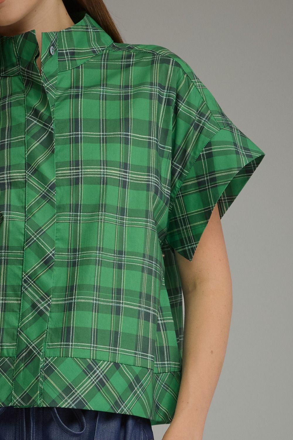 Sadie Plaid Top