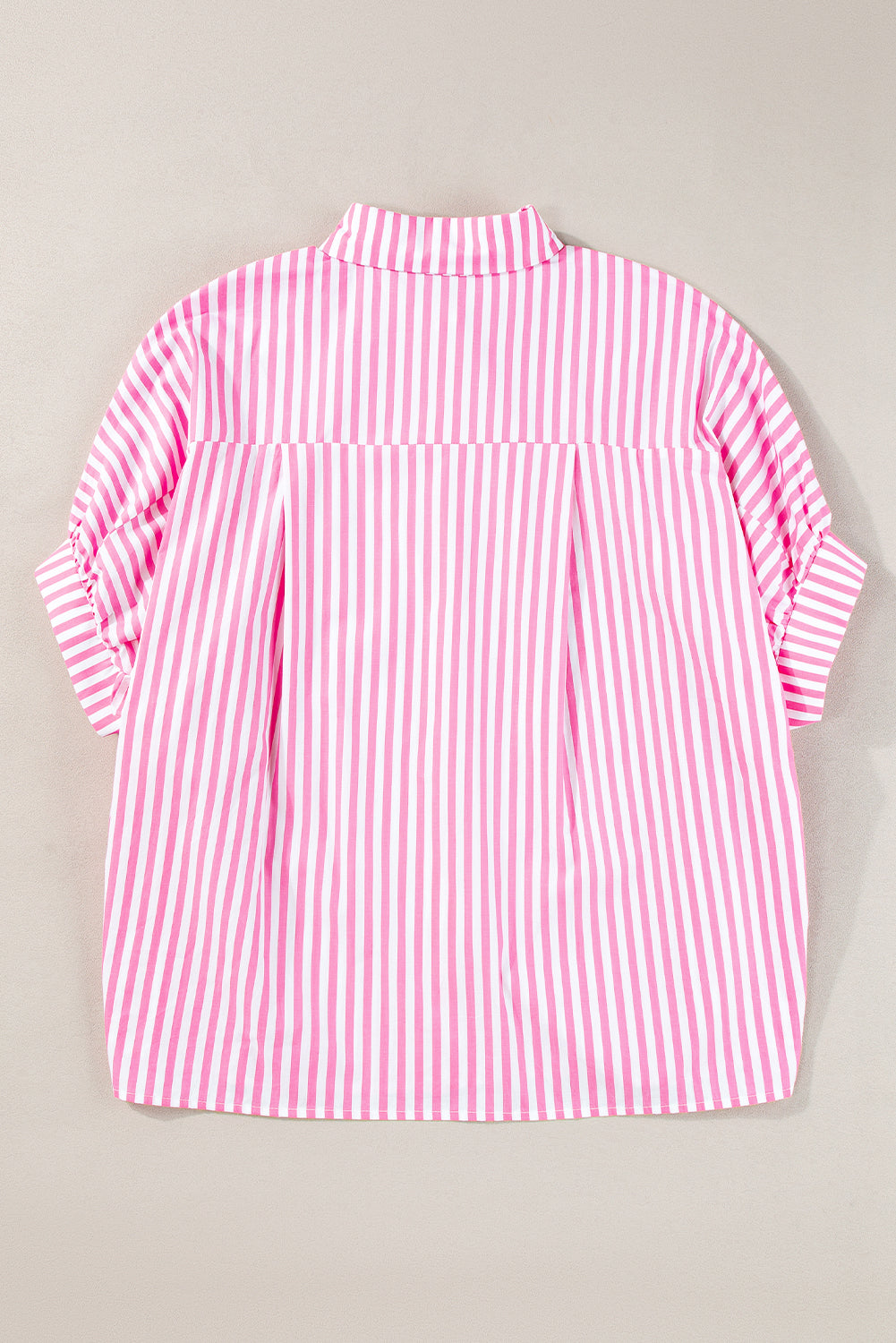 Stripe Button Up Dolman Shirt